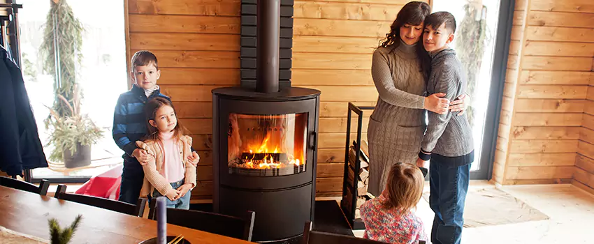 Morso Cast Iron Fireplace Insert Installation in Salem, Oregon