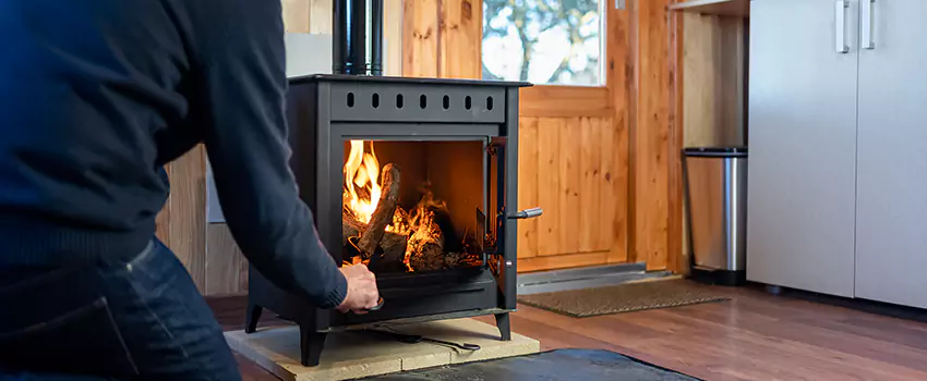 Open Hearth Wood Fireplace Installation in Salem, OR