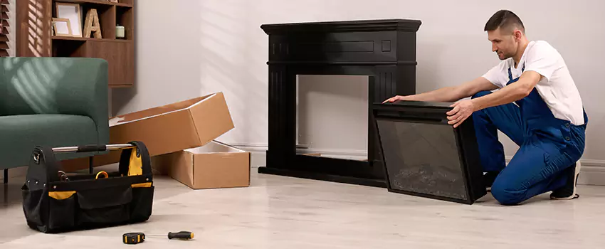 Old Rusted Metal Fireplace Repair And Replacement in Salem, OR