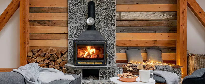 Thelin Hearth Products Direct Vent Gas Stove Fireplace Inspection in Salem, Oregon